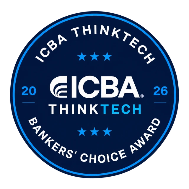ICBA ThinkTECH 2026 Bankers' Choice Award badge